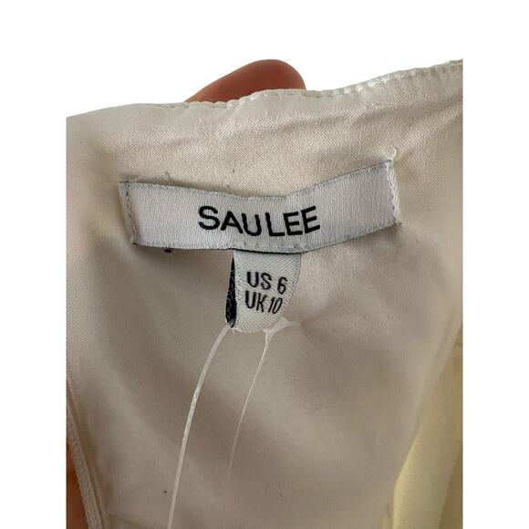 Sau Lee Heidi Wedding Gown Satin Strapless Bridal Formal Fairytale Princess Sz 6 - Picture 10 of 12